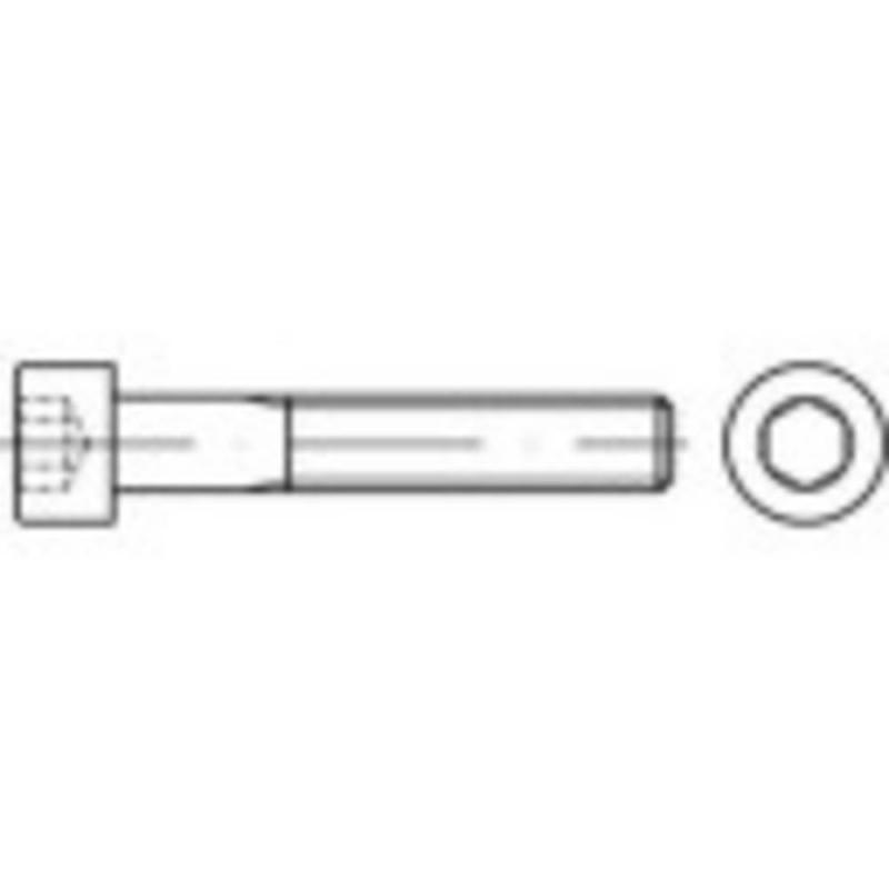 TOOLCRAFT TO-5372559 Cilinderschroeven M16 110 mm Binnenzeskant (inbus) RVS A2 25 stuk(s)