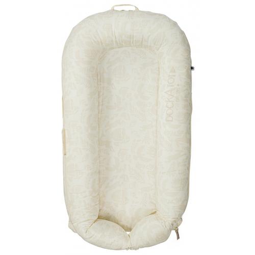 DockAtot Deluxe+ Dock babynestje - ademend materiaal - 0 tot 8 maanden - Neutral Woodland