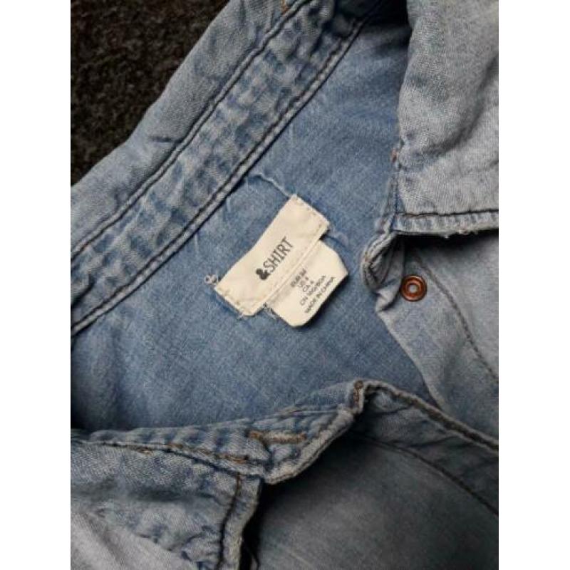 Spijkerblouse H&M mt 34 te koop