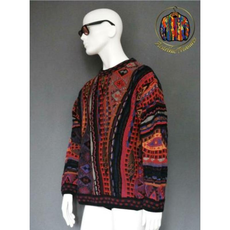 Carlo Alberto Trui/Sweater Vintage Coogi Style maat M
