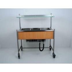Au-bain marie incl heather, gebr.model Rieber, €375,-