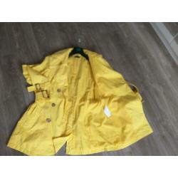 Benetton double breasted trenchcoat italian size 46 ZGAN