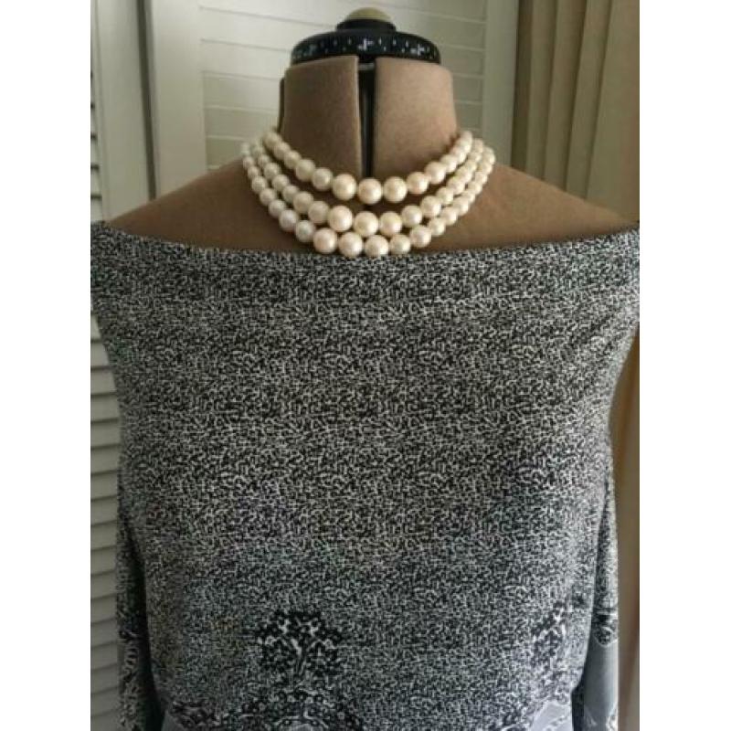 ‘adagio’ sierlijke tuniek / longsleeve maat 44-46