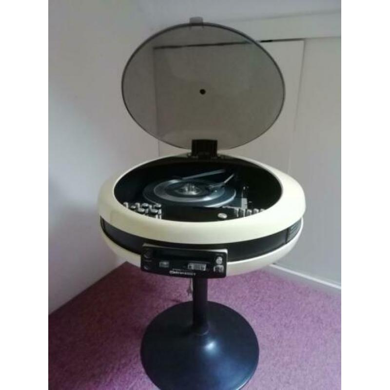 Werkende unieke retro vinyl draaitafel/pick up uit 1975