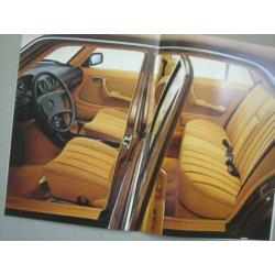 Folder Mercedes-Benz 200, 230 E, 250, 280 E W123 1981