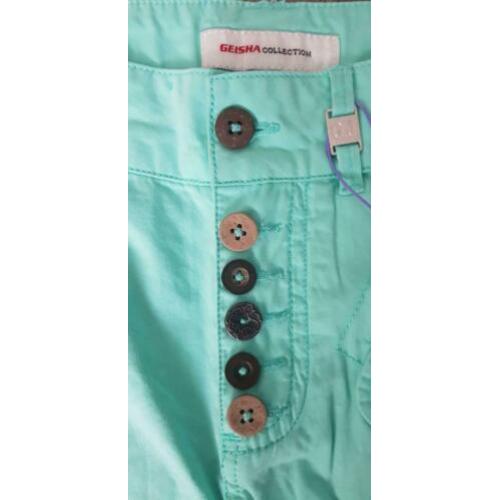 Nieuwe Geisha broek opal green/ mint groen maat 152
