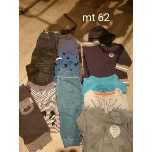 Baby jongenskleding, babypakket maat 62,68,74