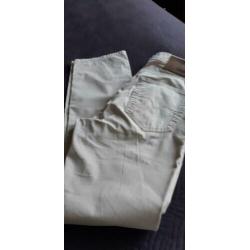 Pierre cardin beige broek type deauville maat 32 lengte 34
