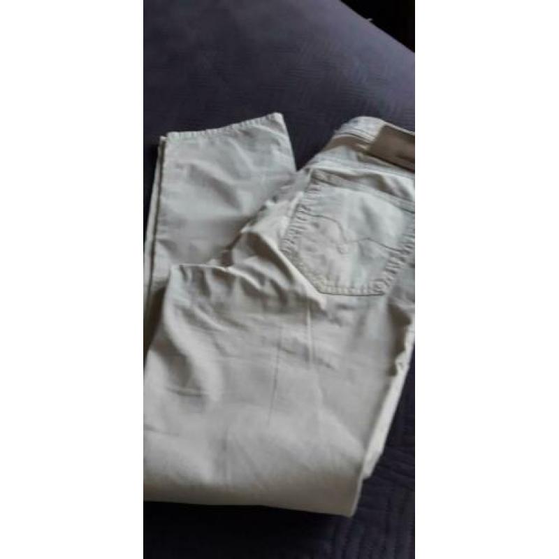 Pierre cardin beige broek type deauville maat 32 lengte 34