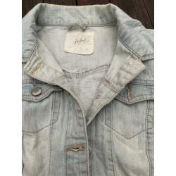 Spijkerjasje gilet maat 164 170 Denim & Co