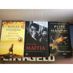 Doos diverse thrillers spannende boeken