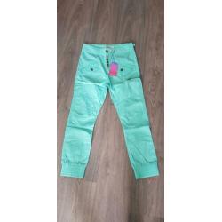 Nieuwe Geisha broek opal green/ mint groen maat 152