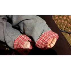 Popje stenen hoofd-hand-voetjes