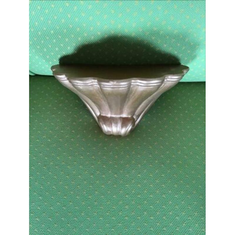 Console 19 cm br 10 cm hoog terra cotta steen golf patroon