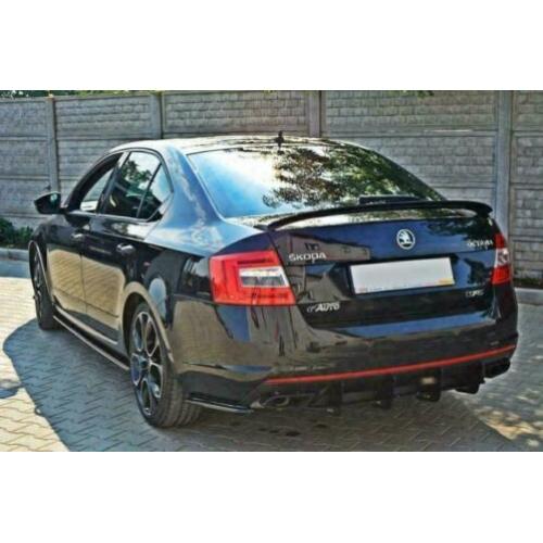 Achterlip spoiler diffuser lip - Skoda Octavia RS 13-