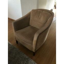 2,5 bankje met bijpassende fauteuil