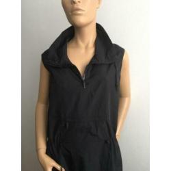 Blacky dress jurk zwart 42/XL lang travelstof