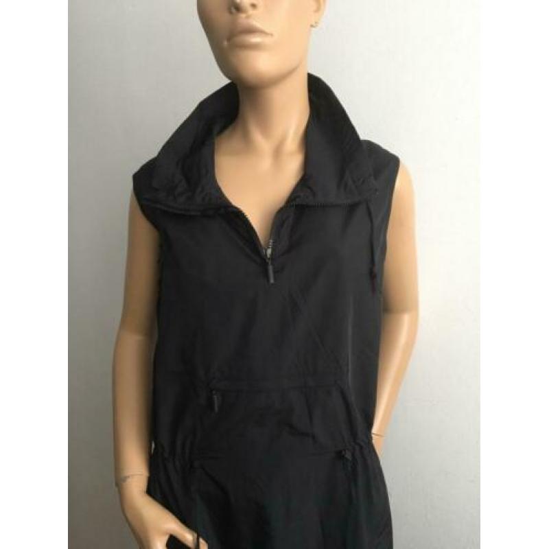 Blacky dress jurk zwart 42/XL lang travelstof