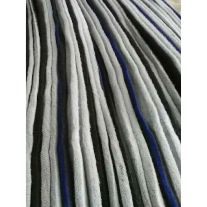 Volendammer plooirok/ blauwe rok