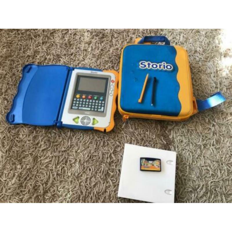 2 vtech storio’s met tasjes,extra pennen en de