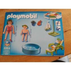 Playmobil zwembadje 4864 en 4860