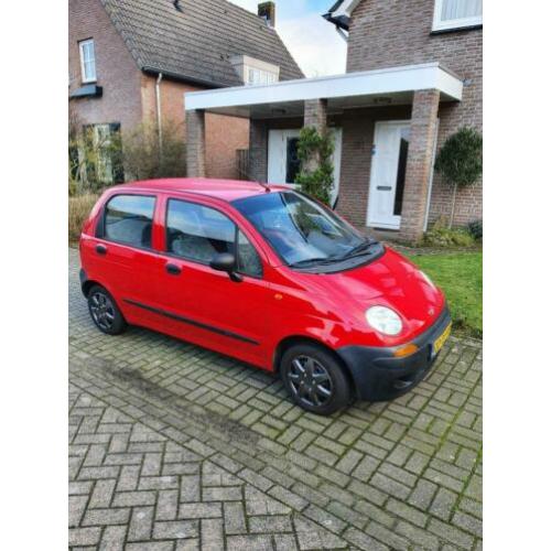 Daewoo Matiz 0.8 1999 Rood met APK 5 deurs