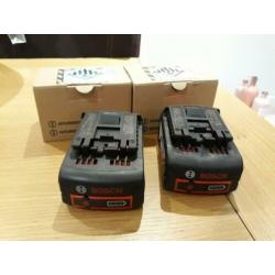 Bosch 18V 6ah accu's orgineel