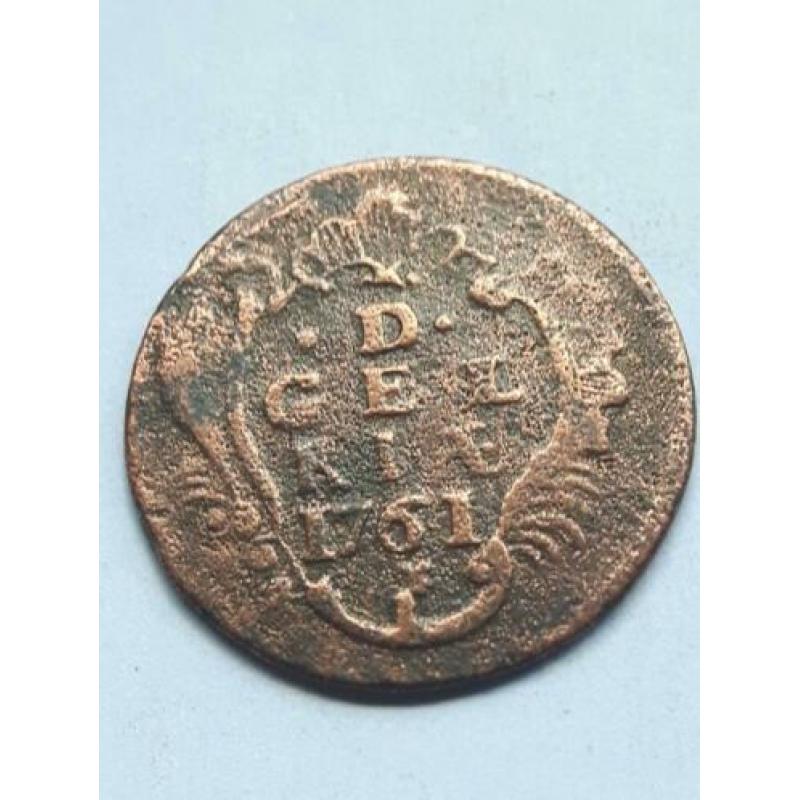 Duit 1761 Gelderland (2)
