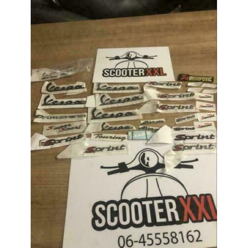 Piaggio Vespa S LX Sprint Primavera stickers ORIGINEEL