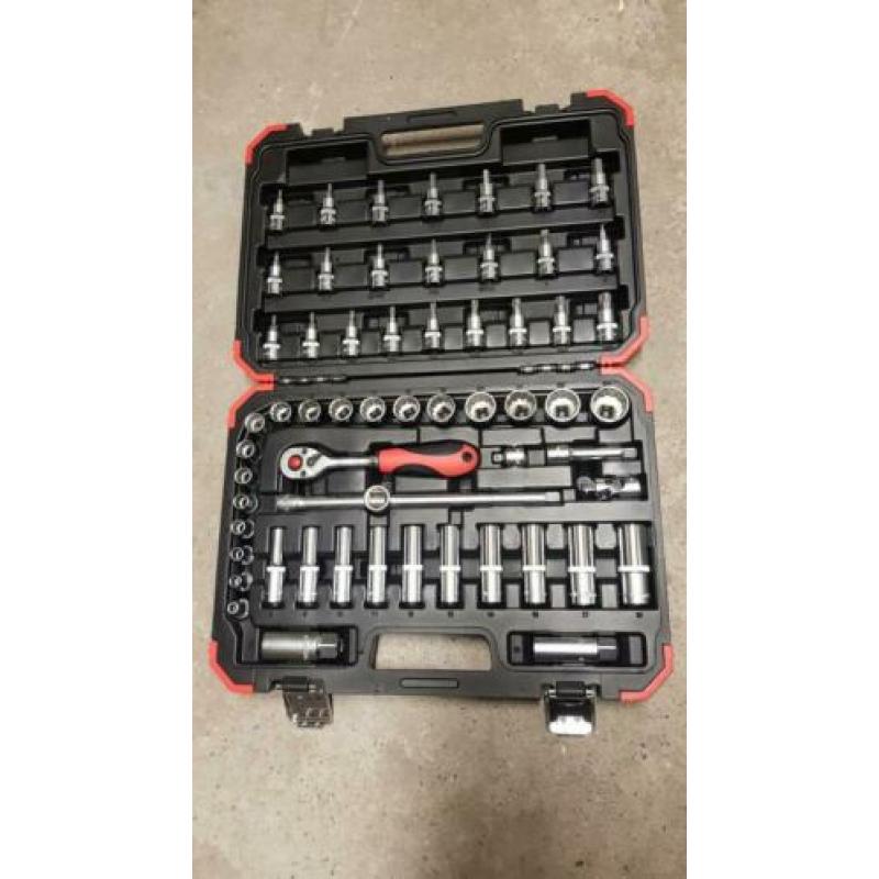 carolus - gedore red, doppenset 58 delig, 3/8"