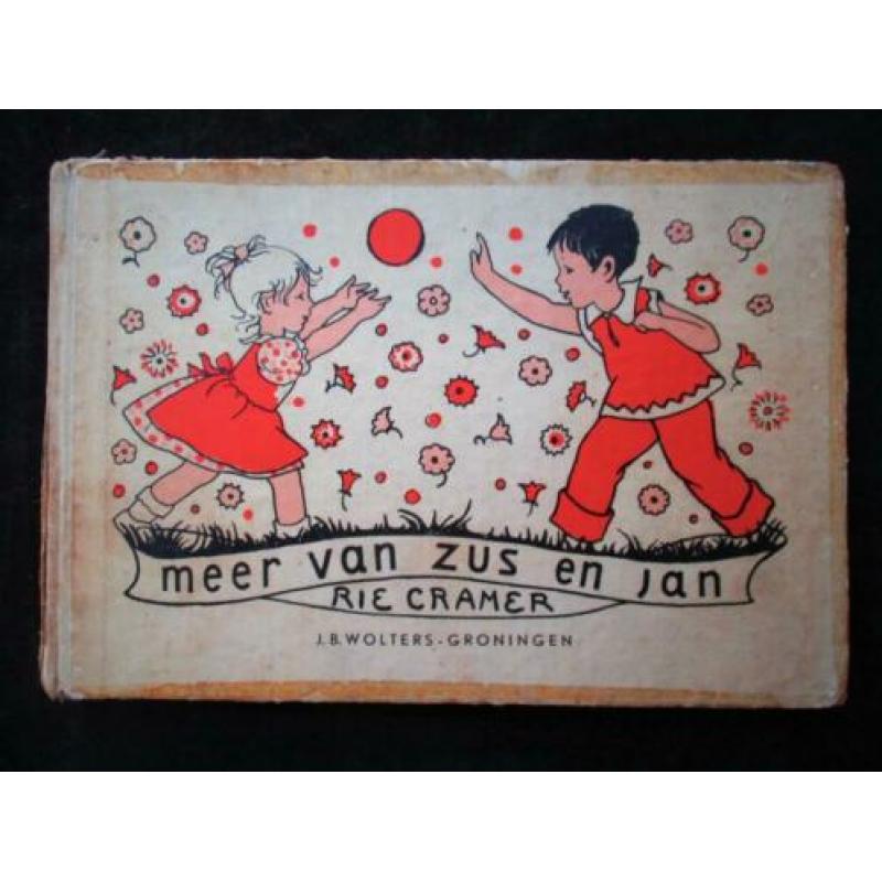 Oud Schoolboek~Meer van Zus en Jan~Rie Cramer~Jrn 50 Hardcov
