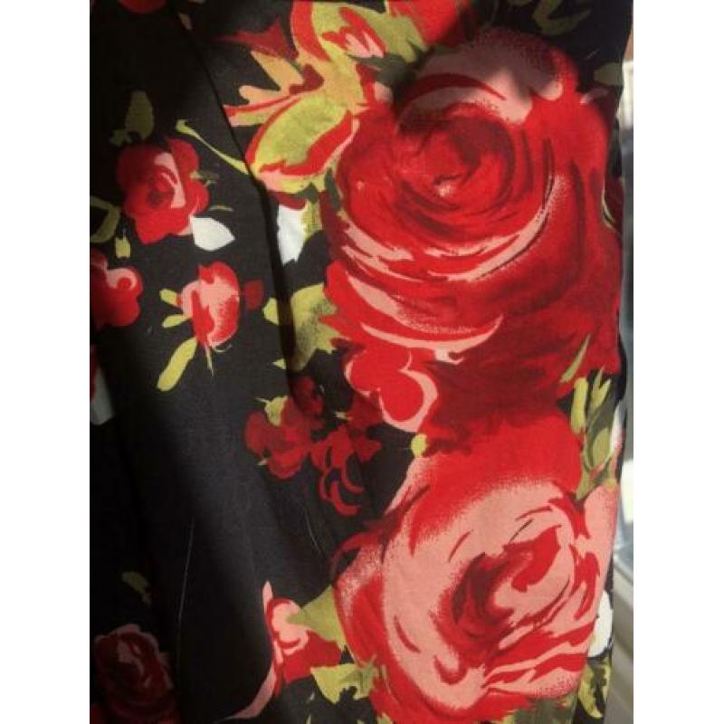 Super mooie Rinascimento jurk S/XS vintage uiterlijk bloemen