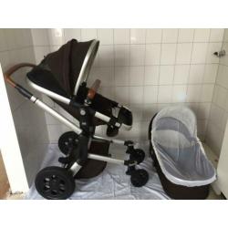 Joolz day kinderwagen met reiswieg in kleur bruin