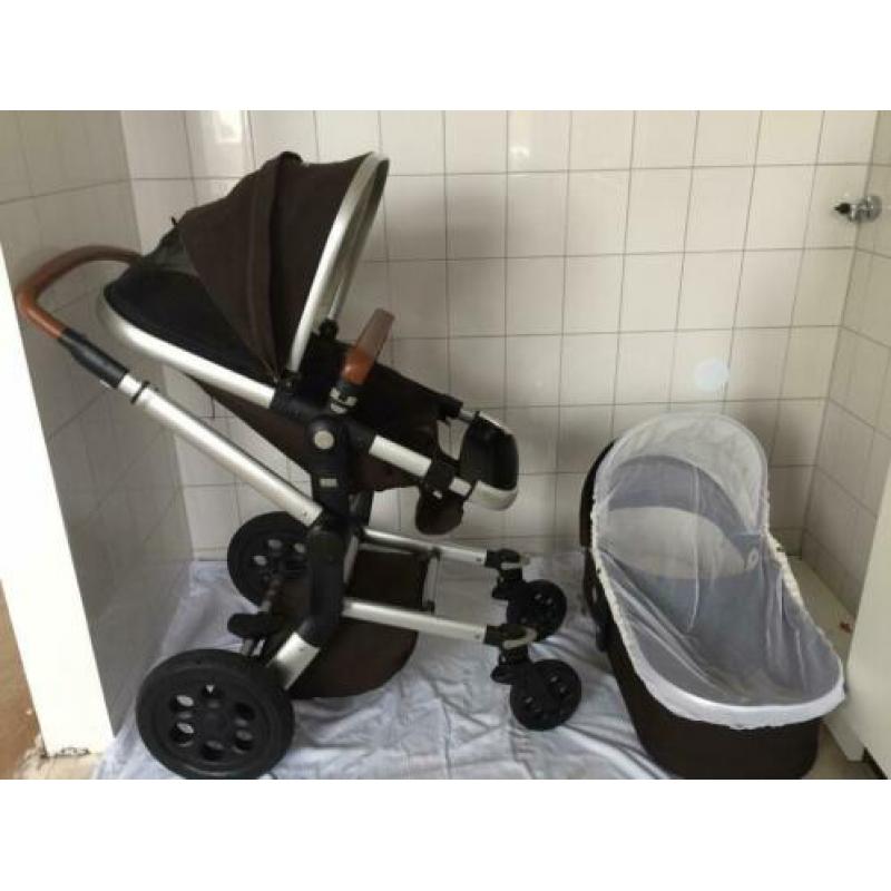 Joolz day kinderwagen met reiswieg in kleur bruin