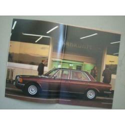 Folder Mercedes-Benz 200, 230 E, 250, 280 E W123 1981