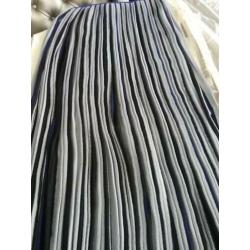 Volendammer plooirok/ blauwe rok