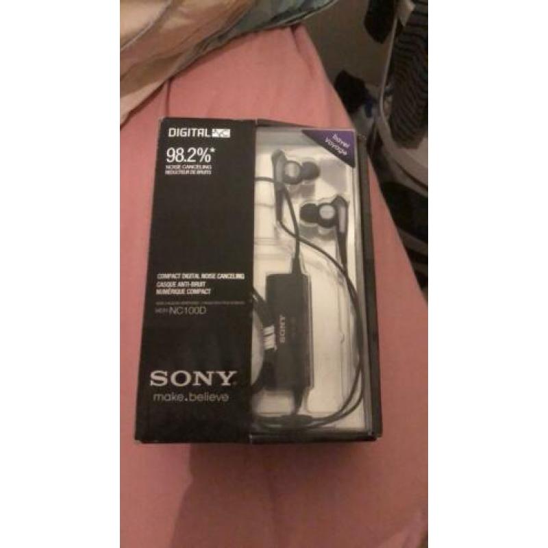 Sony MDR-NC100D koptelefoon splinternieuw