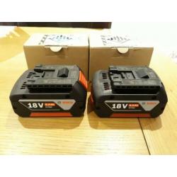 Bosch 18V 6ah accu's orgineel