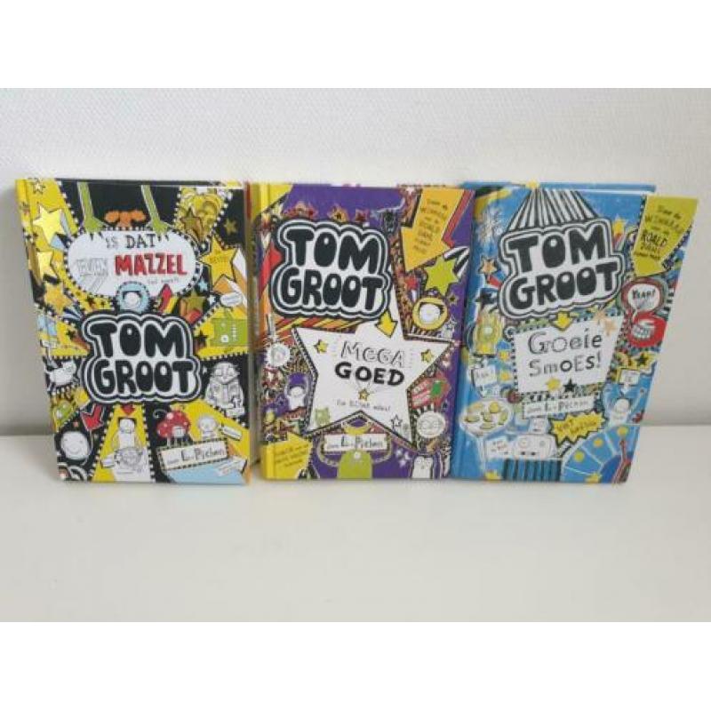 Tom groot 3 kinderboeken