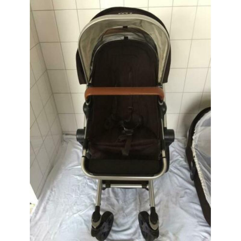 Joolz day kinderwagen met reiswieg in kleur bruin