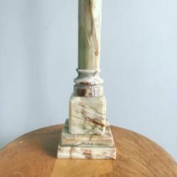Prachtige vintage onyx marmeren tafellamp, lamp,