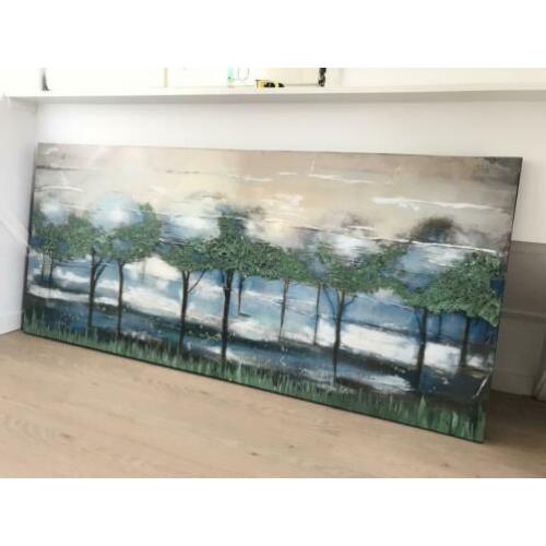 Canvas schilderij | in nieuwstaat | 180x80 | landschap