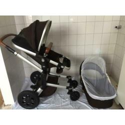 Joolz day kinderwagen met reiswieg in kleur bruin