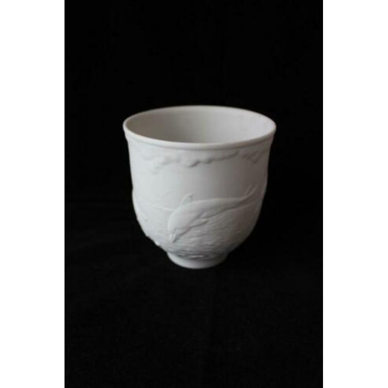 Vintage Lladro biscuit porselein waxinelichthouder