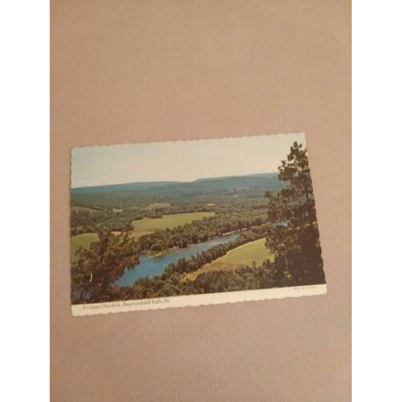 Niet gelopen ansicht Usa tri state overlook Raymondskill Fal