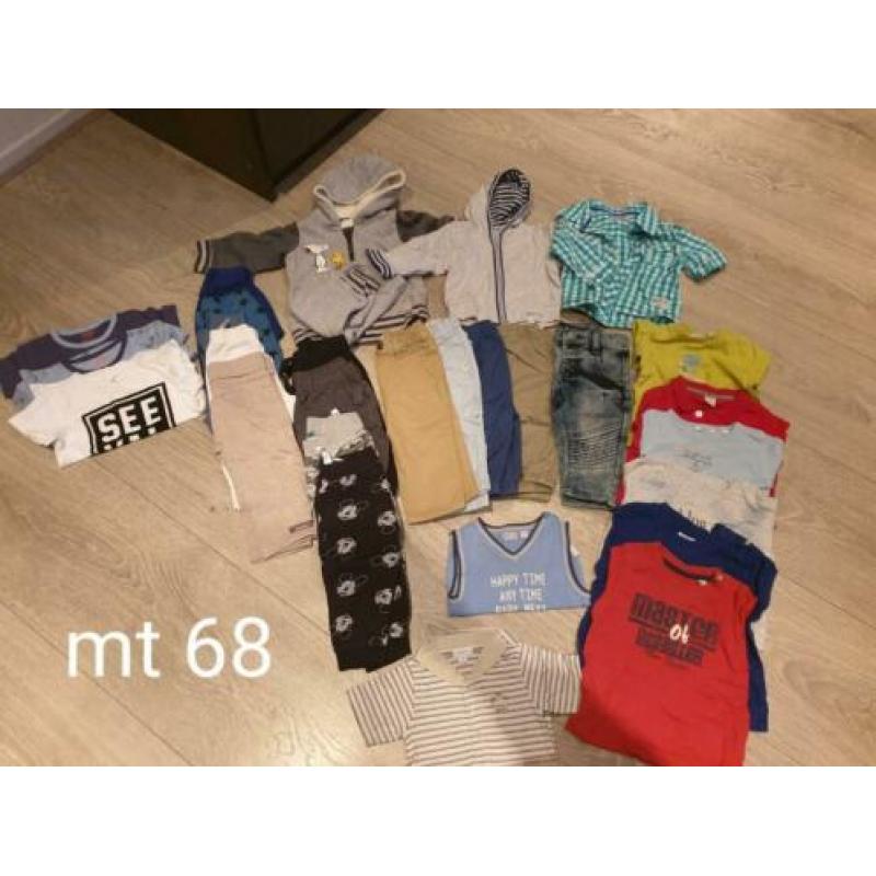 Baby jongenskleding, babypakket maat 62,68,74