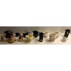 Diverse schitterende whisky kannen