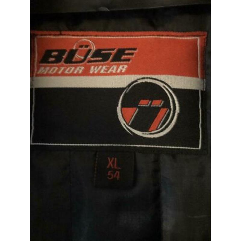 Buse heren motorjas XL Zwartgrijs