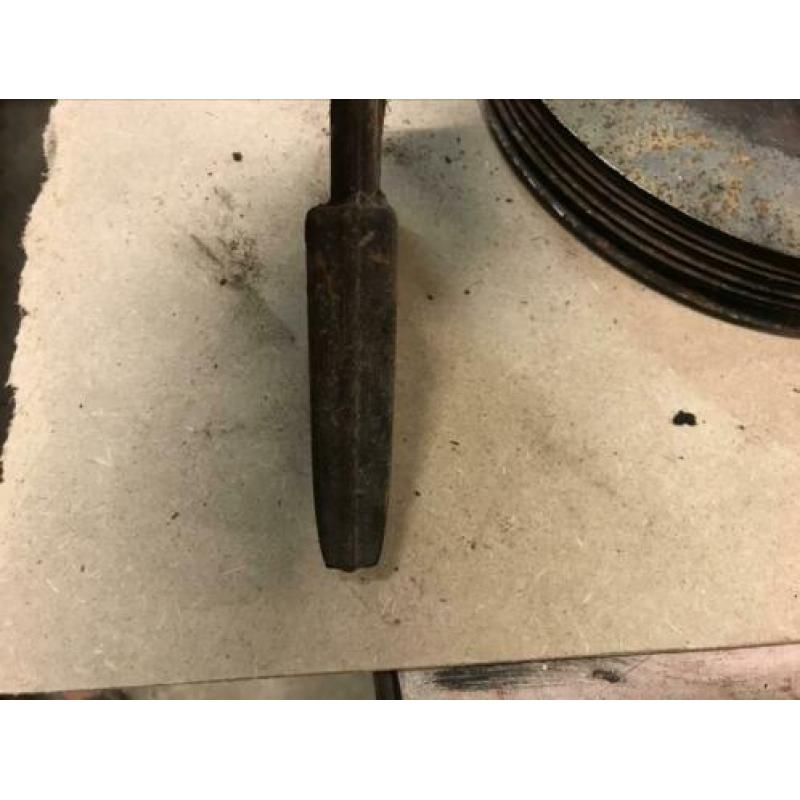 Slootsmid grote schijven 265mm en kouters