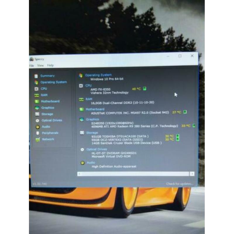 High-Max Game PC FX8350 16GB R9 380X-4GB SSD, Windows 10